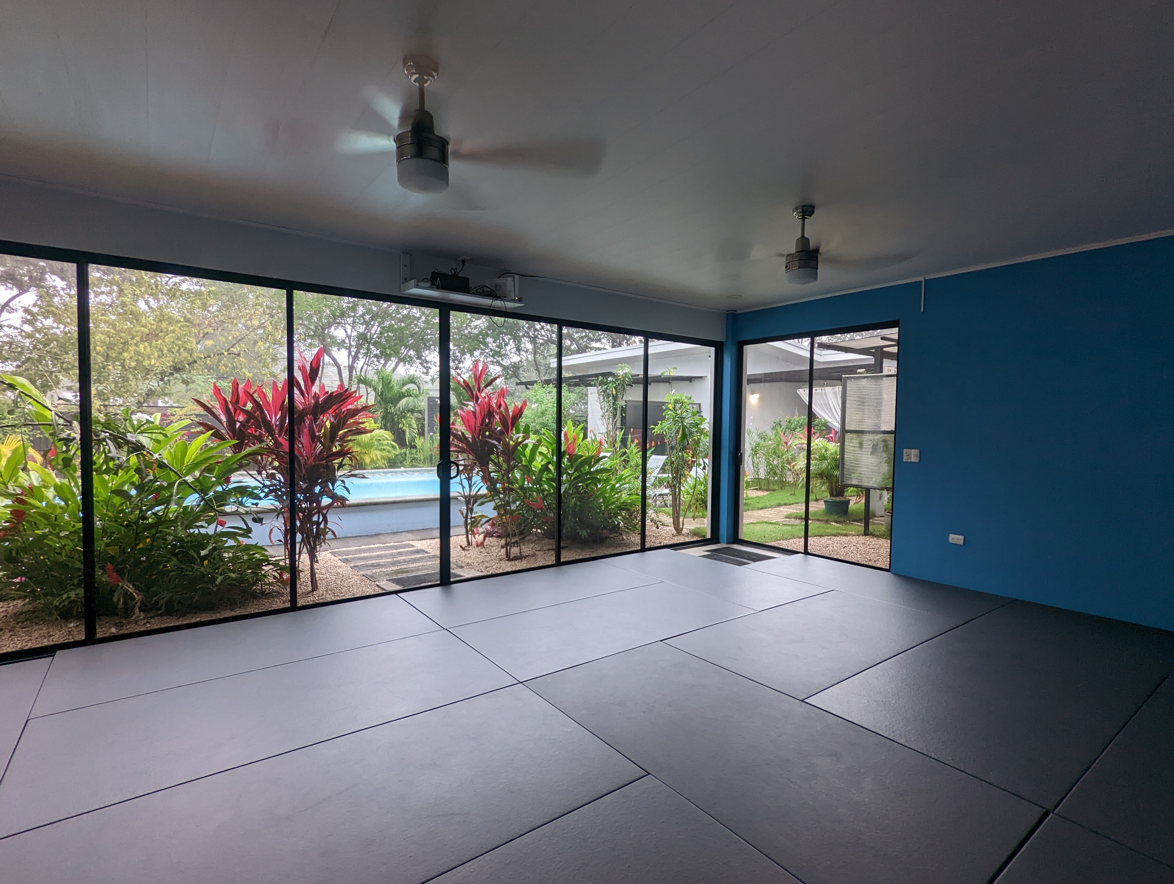 open covered living space inside tropical property samara costa rica