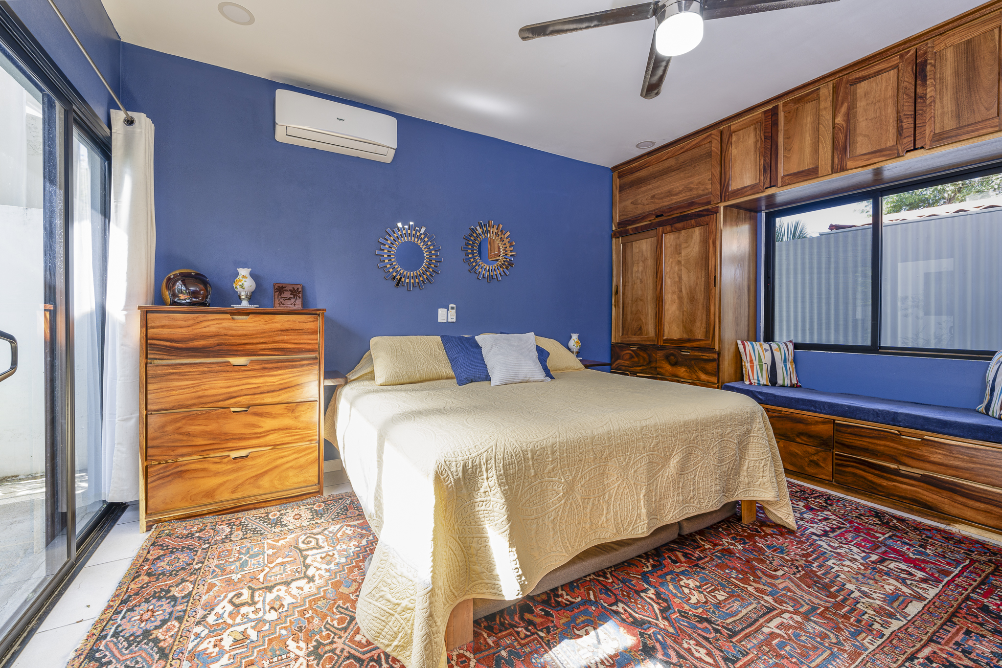 modern bedroom inside house for sale in samara costa rica