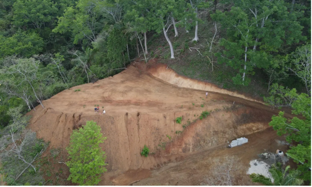 vista aérea del desarrollo lote 25 proyecto montaña