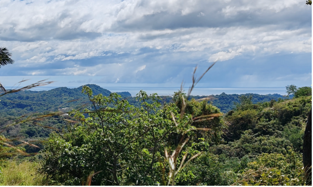 vista del horizonte oceánico lote 25 Costa Rica