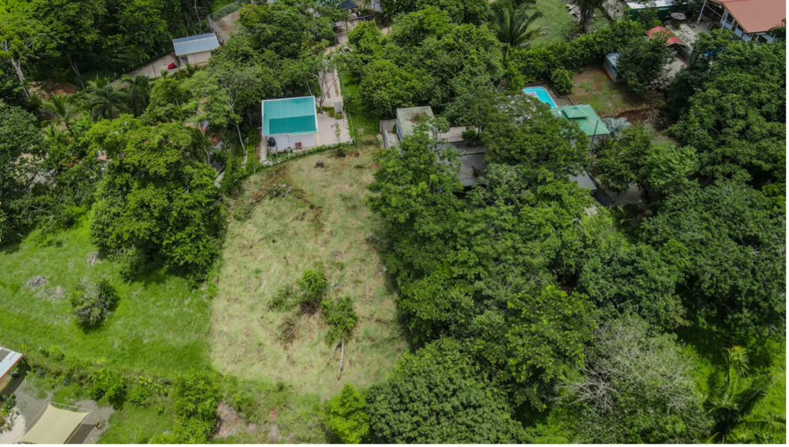 vista aérea completa del terreno carrillo lote de montaña puerto carrillo