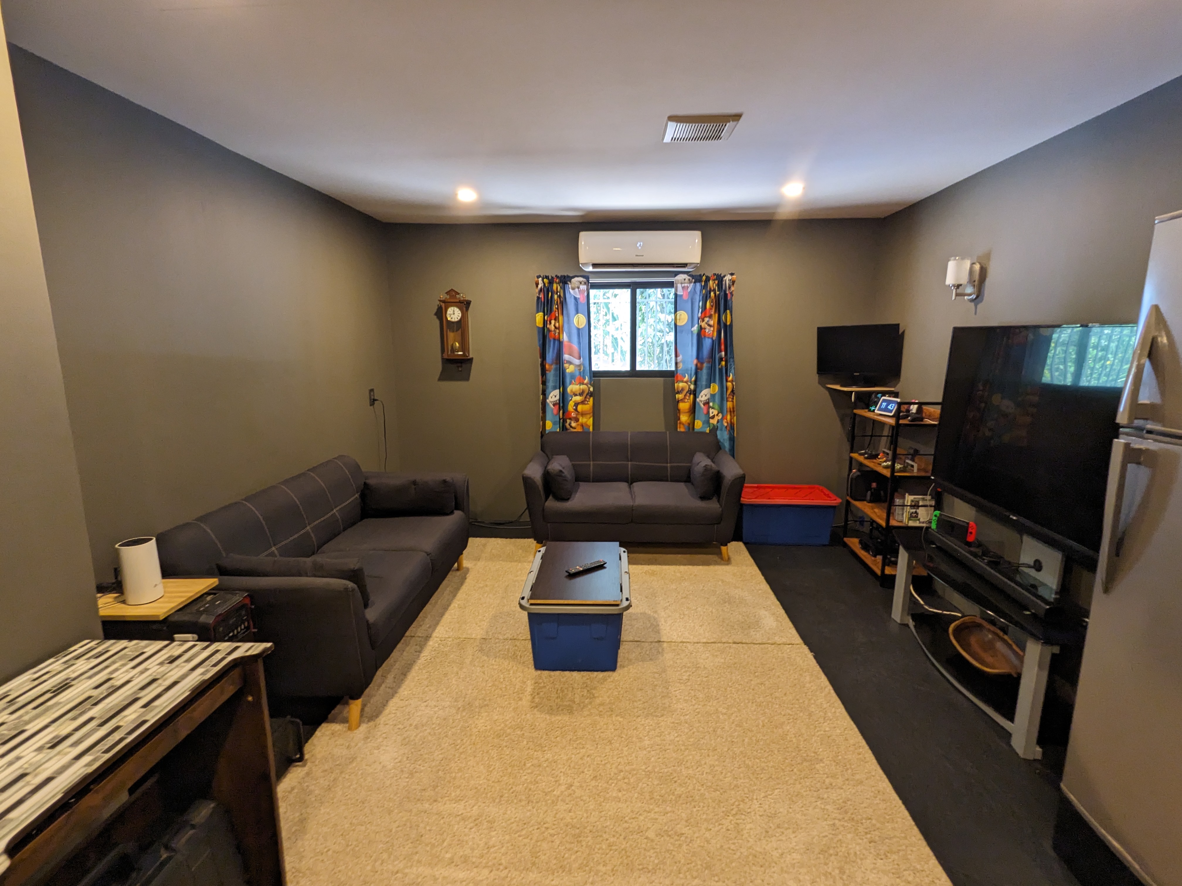 sala de estar dentro del apartamento paraíso tropical de unidades múltiples samara costa rica