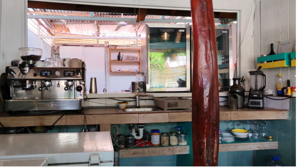 máquina de café espresso y equipos de cafetería