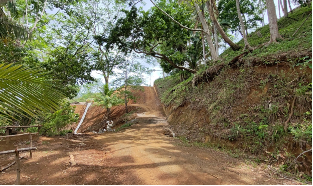 lote con camino de acceso 25 proyecto montaña Costa Rica
